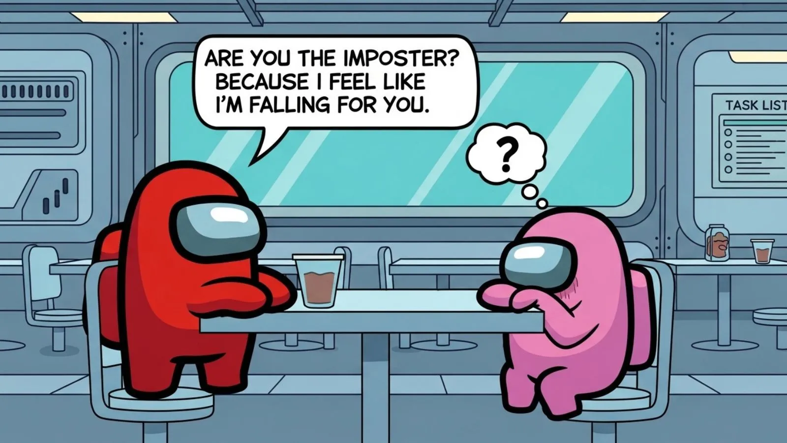 Among Us Pick Up Line