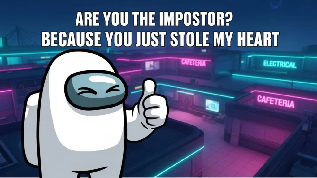 Cheesy Among Us Pick Up Line Suggestions