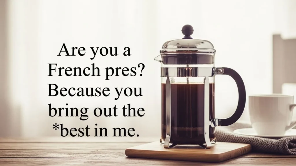Cheesy Coffee Pick Up Lines