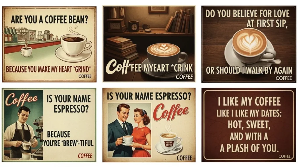 Classic Coffee Pick Up Lines