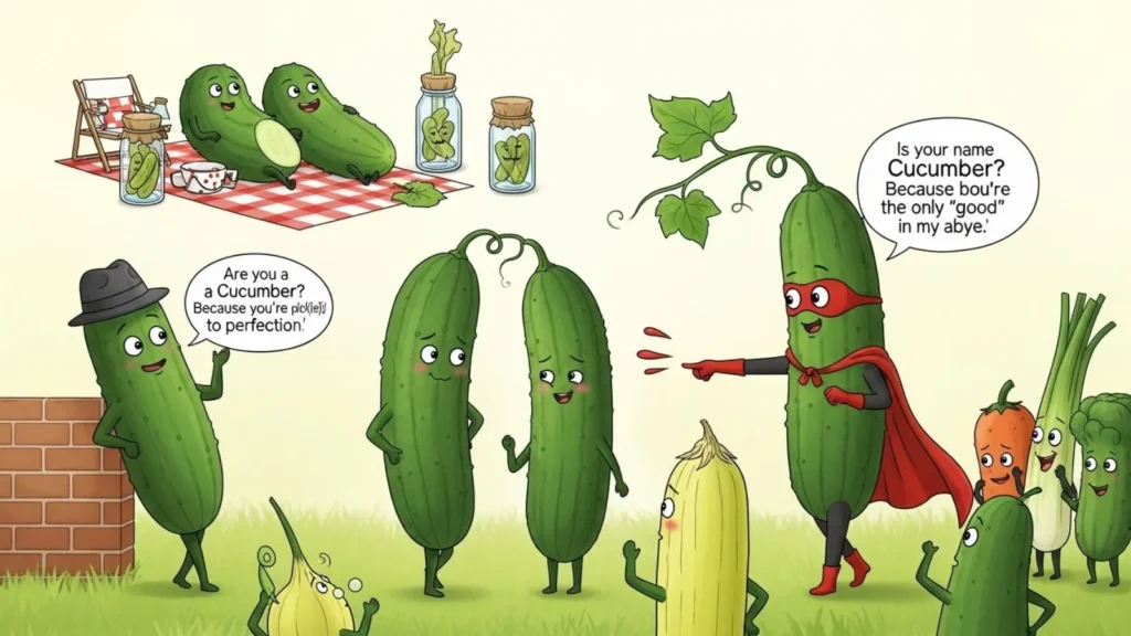 Clever Cucumber Pick Up Lines