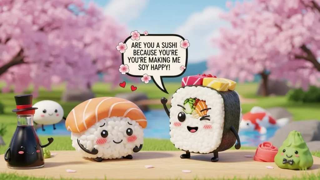 Cute Sushi Pick Up Lines