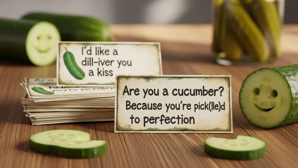 Dirty Cucumber Pick Up Lines