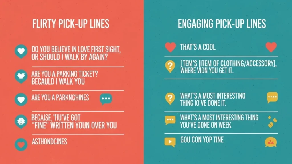 Flirty / Engaging Pick Up Line Examples