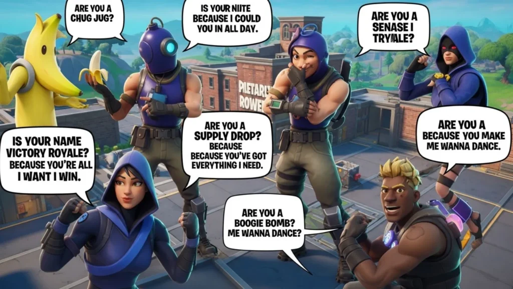 Flirty Fortnite Pick Up Line Examples