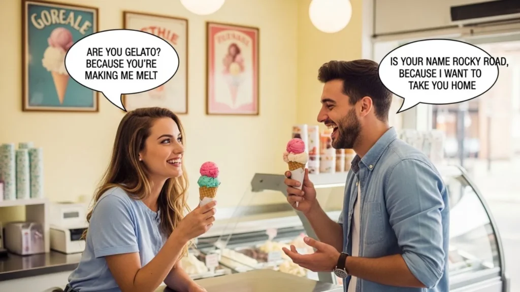 Flirty Ice Cream Pick Up Lines