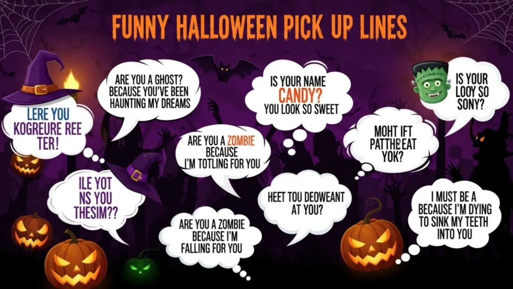 Funny Halloween Pick Up Lines