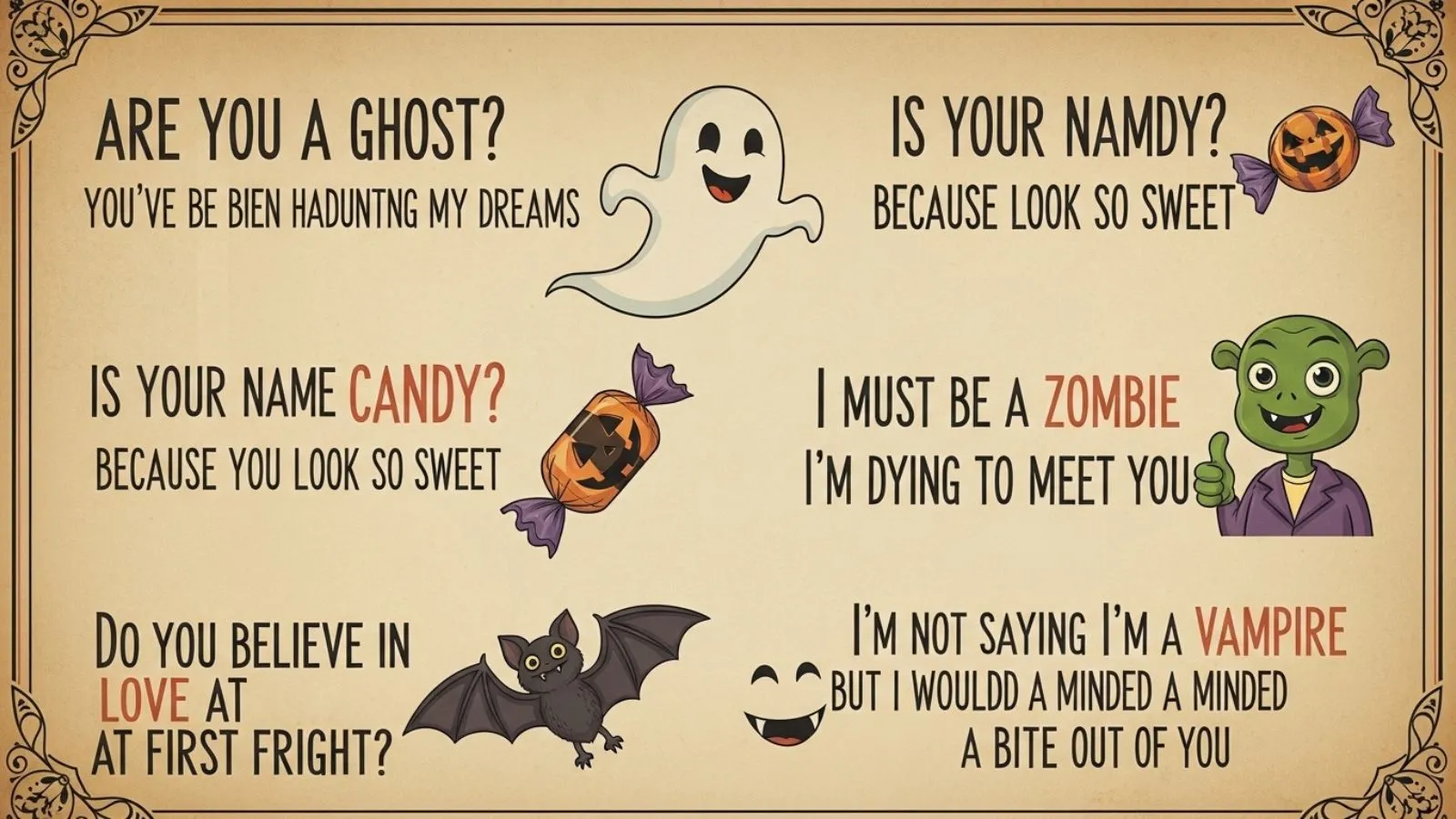 Halloween Pick Up Lines