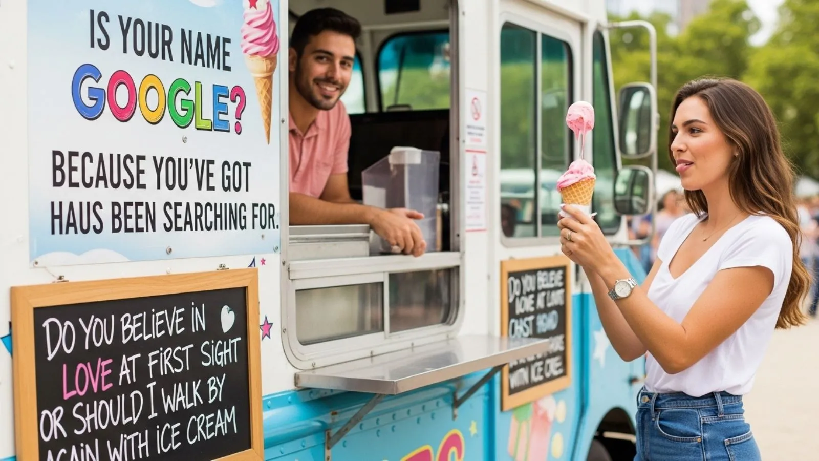 Ice Cream Pick Up Line