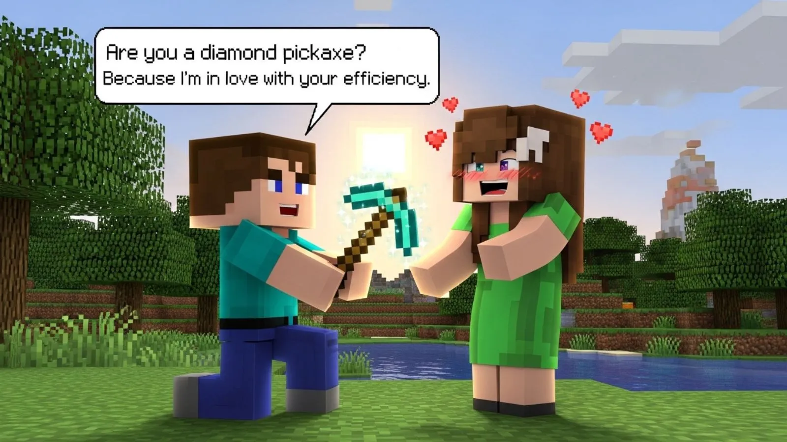 Minecraft Pick Up Line