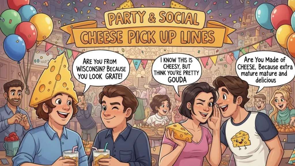 Party & Social Cheese Pick Up Lines