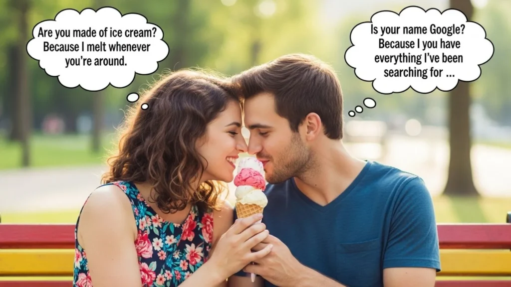 Romantic Ice Cream Pick Up Lines