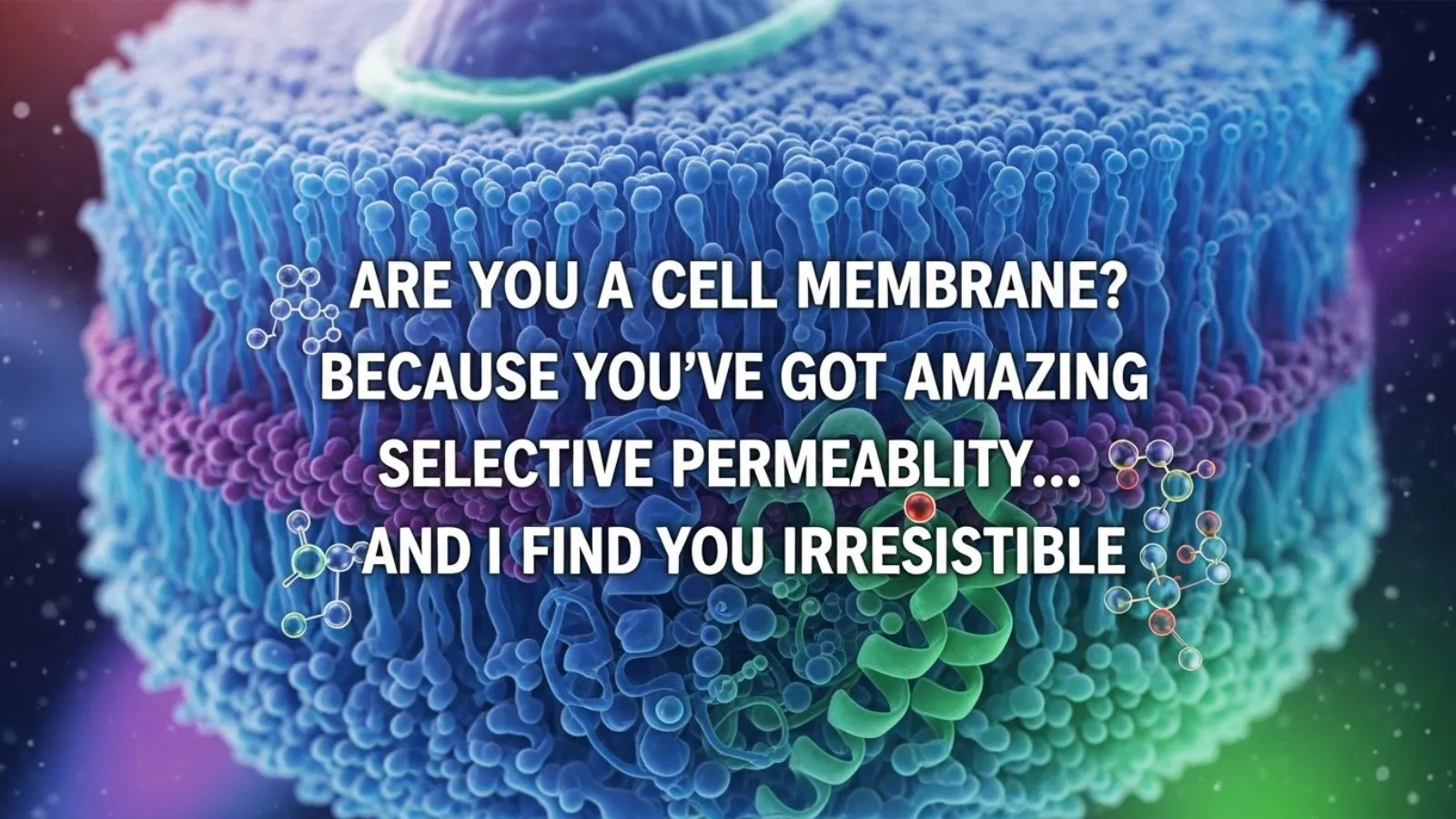 Cell Membrane Pick Up Line