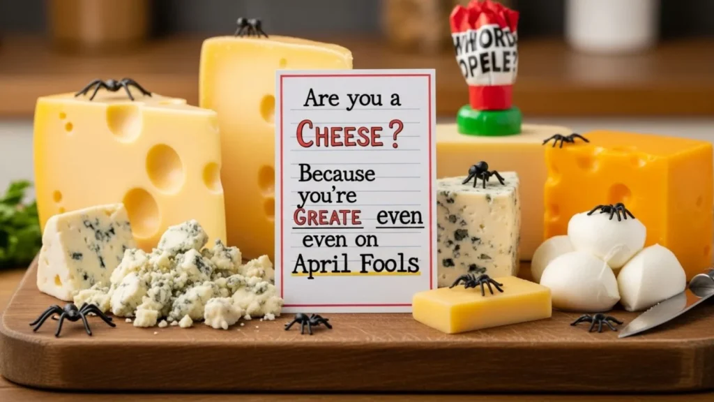 Cheesy April Fools Pick Up Lines