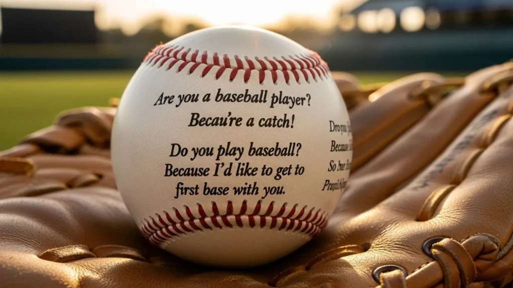 Cheesy Baseball Pick Up Lines