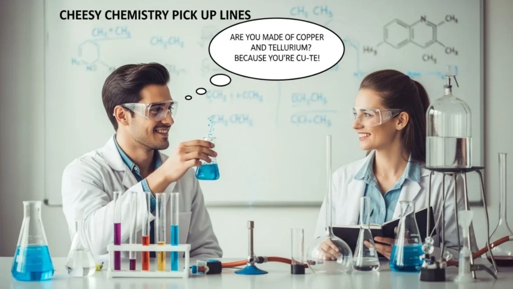 Cheesy Chemistry Pick Up Lines