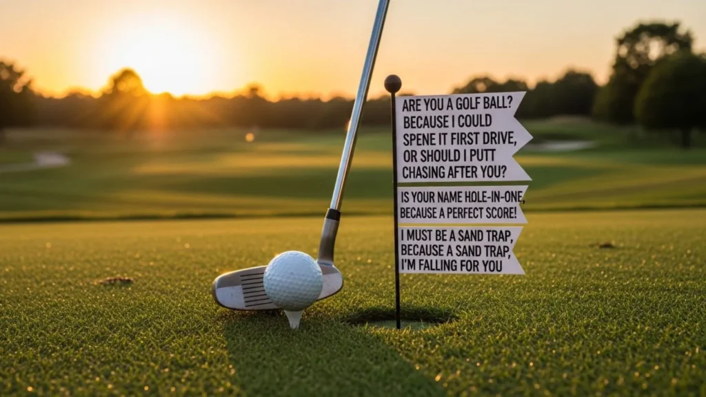 Cheesy Golf Pick Up Lines