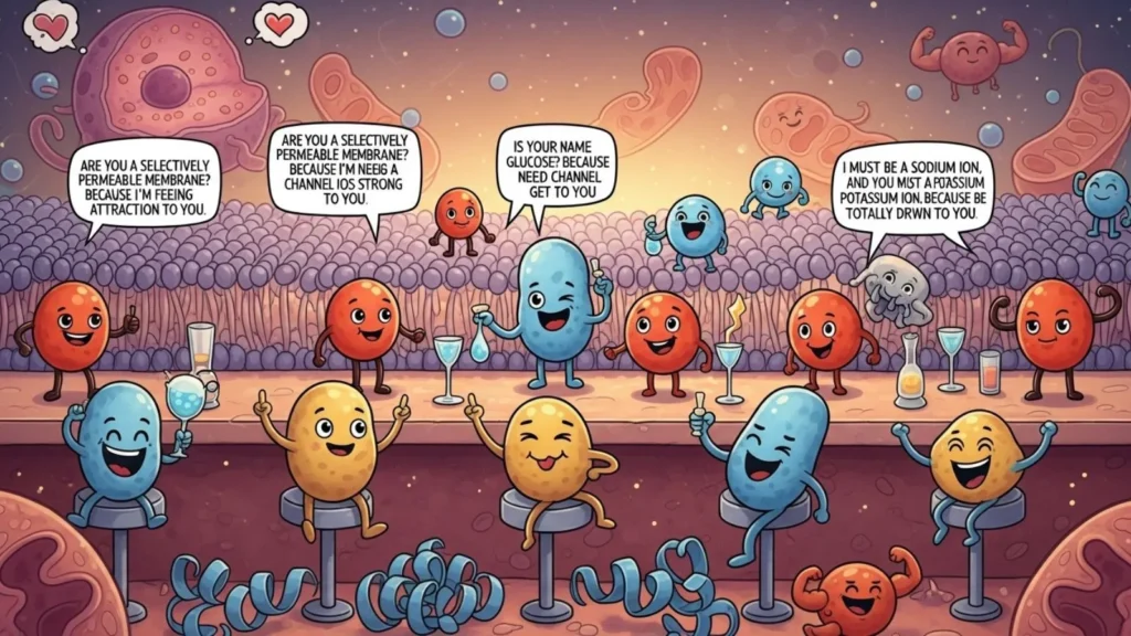 Classic Cell Membrane Pick Up Lines