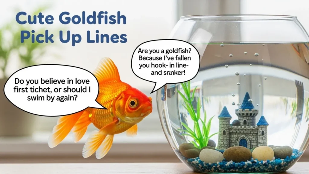 Cute Goldfish Pick Up Lines