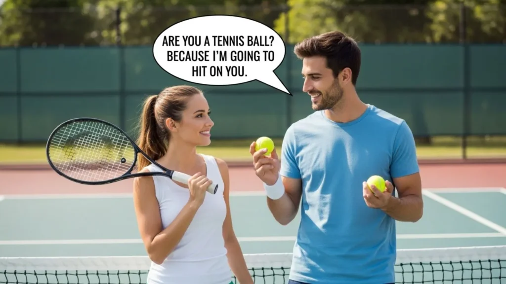 Cute Tennis Pick Up Lines