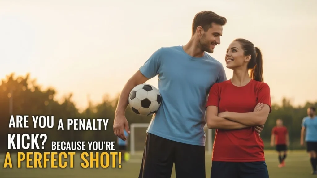 Flirty Soccer Pick Up Line