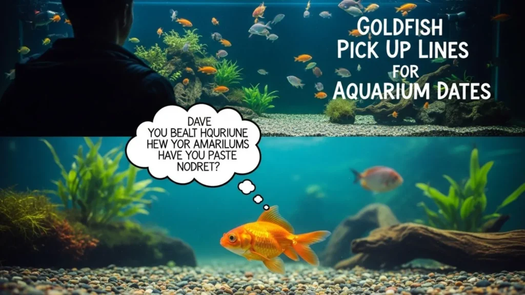 Goldfish Pick Up Lines for Aquarium Dates