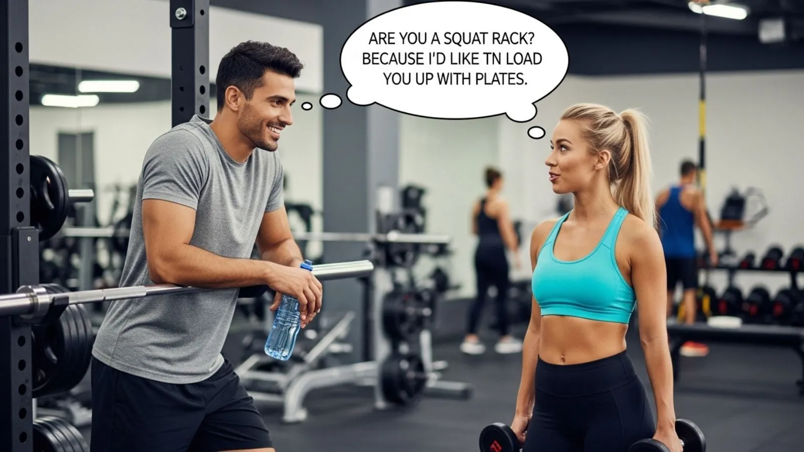 Gym Pick Up Line