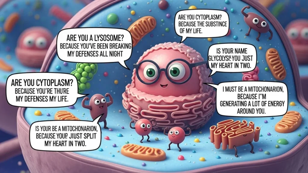 Nerdy Cytoplasm Pick Up Lines