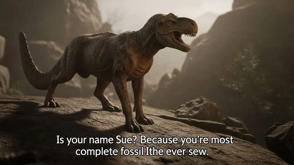 Nerdy Dinosaur Pick Up Lines