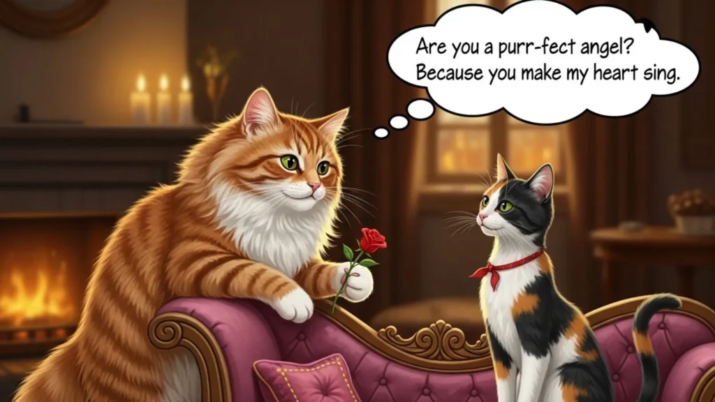 Romantic Cat Pick Up Lines