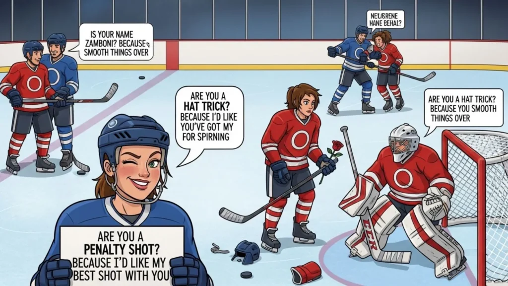Romantic Hockey Pick Up Lines