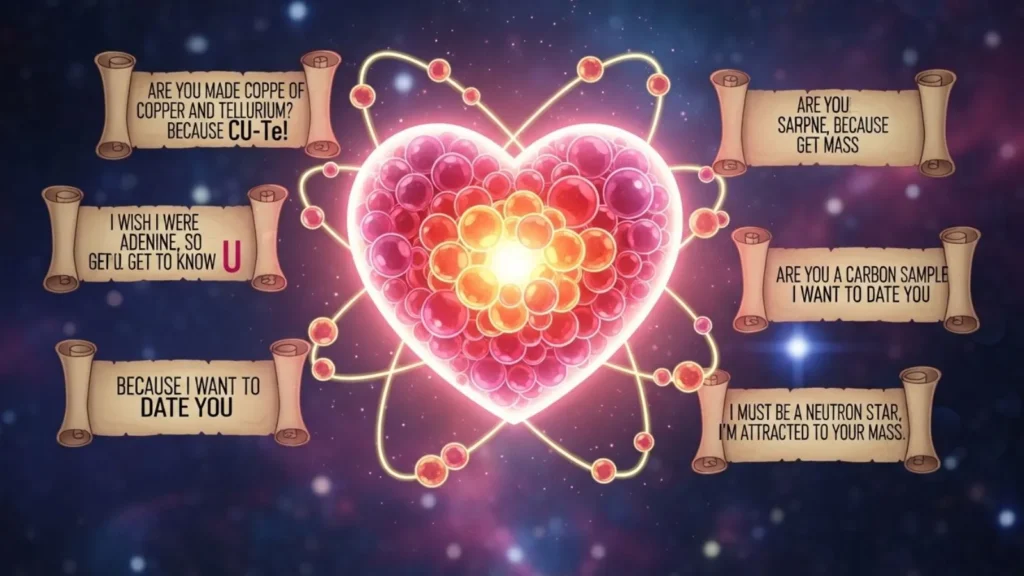 Romantic Nucleus Pick Up Lines