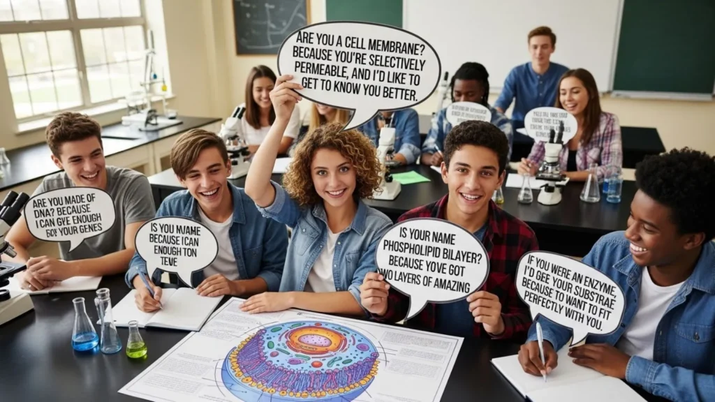Science Class Cell Membrane Pick Up Lines
