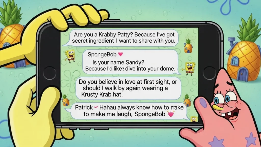 SpongeBob Pick Up Lines for Texting