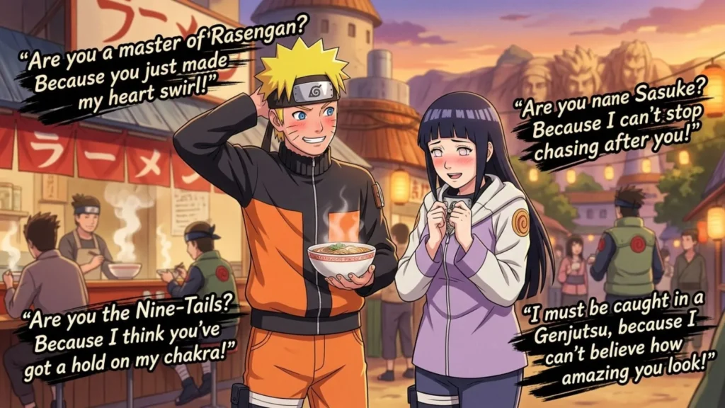 Naruto-Inspired Anime Pick Up Lines