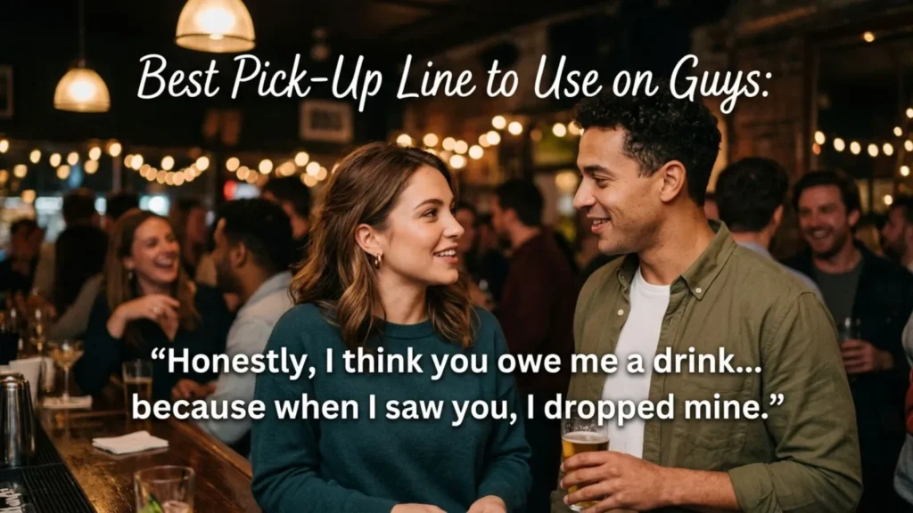 Best Pick Up Line to Use on Guys